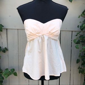 ASTR The Label Peach Blousy Tube Top